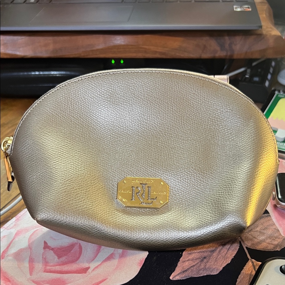 RALPH LAUREN | Excellent Condition Leather cosmetic bag